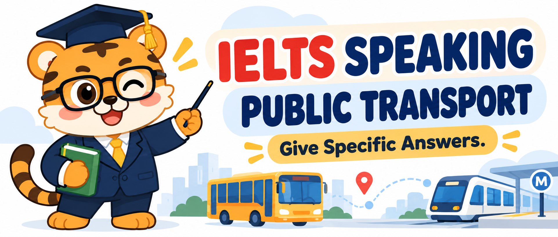 IELTS Speaking Public Transport: Give Specific Answers [Examples]